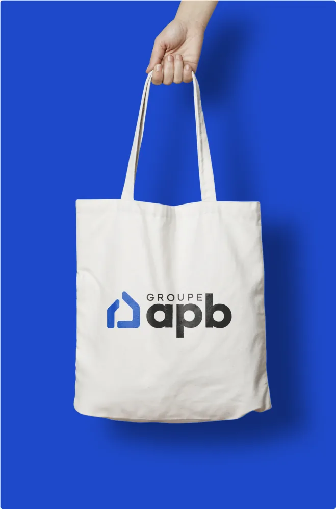 Tote bag au logo Groupe APB